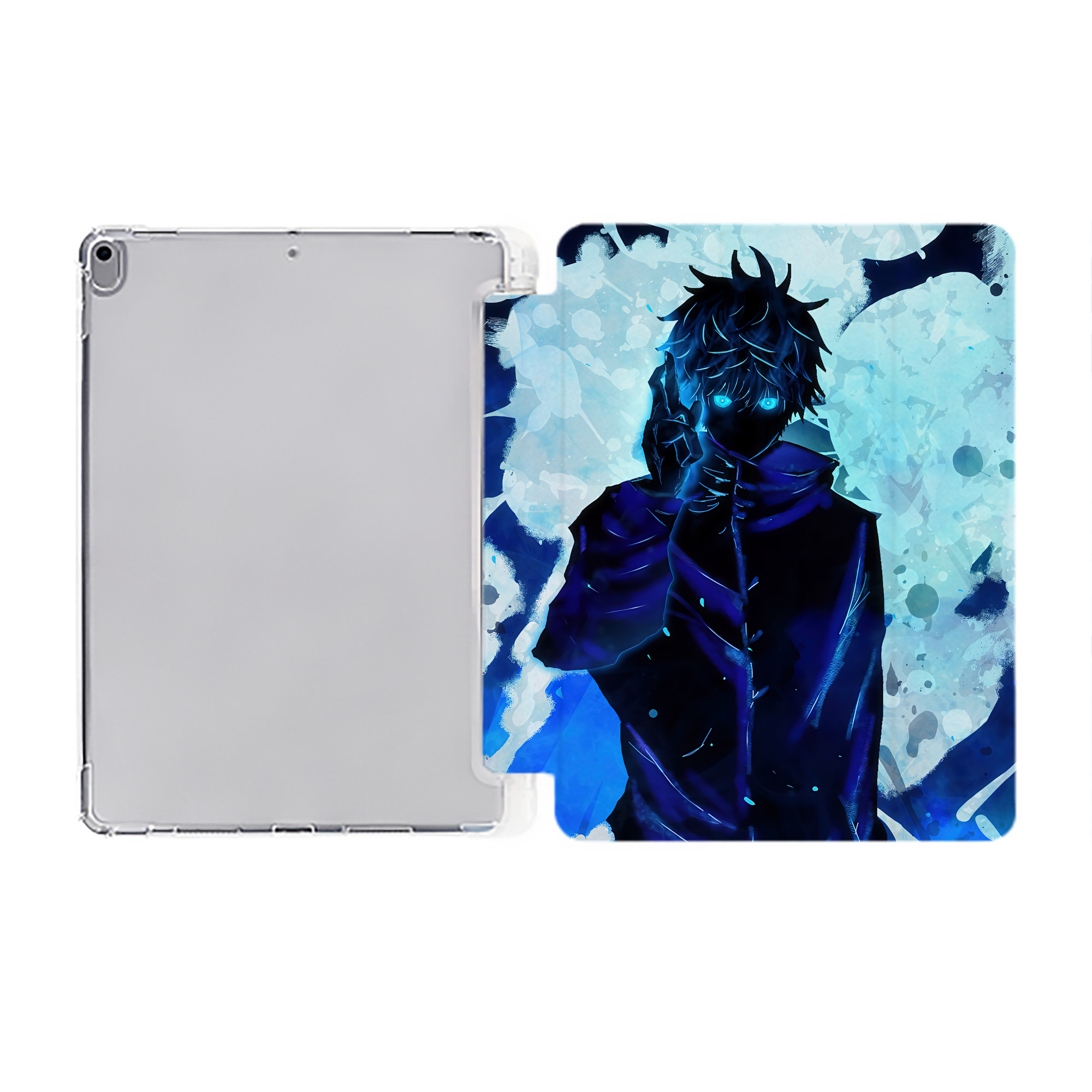 （画像用） SPY×FAMILY间谍家家酒 IPad ケース ペン収納付き 三つ折りスタンド PUレザー×シリコン 対応機種9.5/10.5/10.9インチ